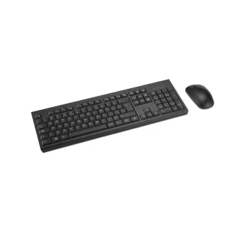   Kensington KM270 EQ billentyűzet Egér mellékelve Irodai RF vezeték nélküli + Bluetooth QWERTY Nemzetközi amerikai Fekete