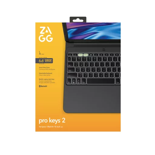 ZAGG Pro Keys 2 QWERTZ Német Bluetooth Fekete