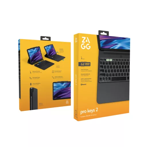 ZAGG Pro Keys 2 QWERTZ Német Bluetooth Fekete