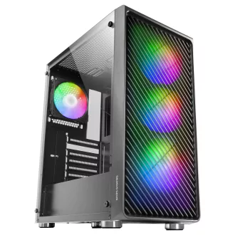 Mars Gaming MCF Midi Tower Fekete