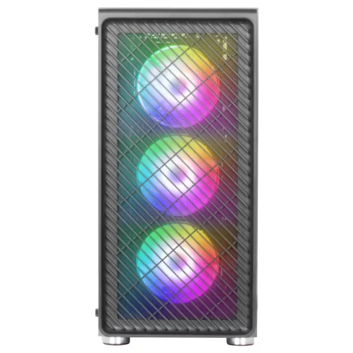 Mars Gaming MCF Midi Tower Fekete