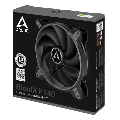ARCTIC BioniX F140 14 cm Fekete, Szürke