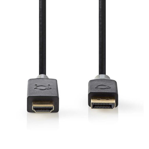 Nedis CCBW37100AT10 video átalakító kábel 1 M DisplayPort HDMI Fekete