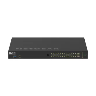   NETGEAR M4250-26G4XF-PoE+ Vezérelt L2/L3 Gigabit Ethernet (10/100/1000) Ethernet-áramellátás (PoE) támogatása 1U Fekete