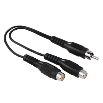 Hama 00205183 audio kábel RCA 2 x RCA Fekete