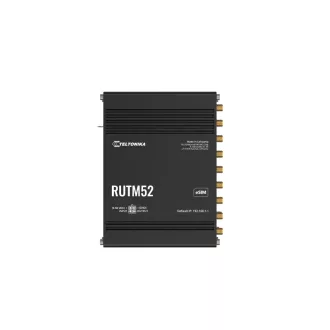   Teltonika RUTM52 vezetéknélküli router Gigabit Ethernet Kétsávos (2,4 GHz / 5 GHz) 5G Fekete