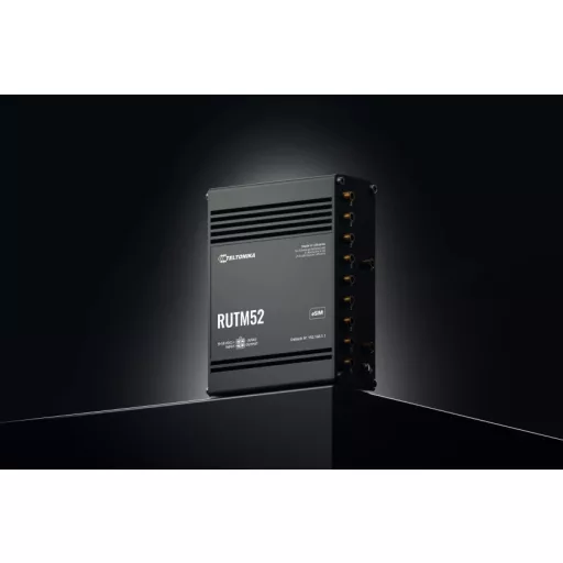 Teltonika RUTM52 vezetéknélküli router Gigabit Ethernet Kétsávos (2,4 GHz / 5 GHz) 5G Fekete
