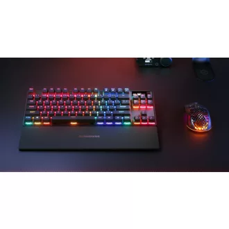   Steelseries APEX PRO TKL WIRELESS GEN 3 billentyűzet Játék USB + RF Wireless + Bluetooth QWERTY Angol nemzetközi Fekete