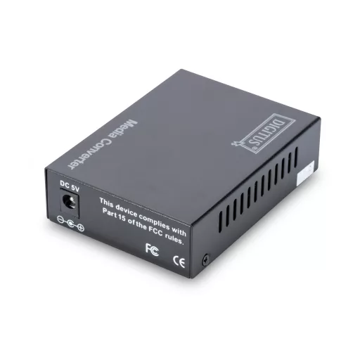 Digitus DN-82020-1 hálózati média konverter 100 Mbit/s 1310 nm Multi-mode Fekete