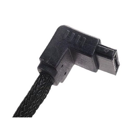 Silverstone CP08 SATA kábel 0,5 M Fekete