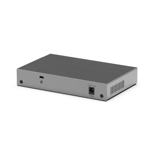 NETGEAR GS105P Beállítást nem igénylő (unmanaged) Gigabit Ethernet (10/100/1000) Ethernet-áramellátás (PoE) támogatása Asztali/falra szerelhető Szürke