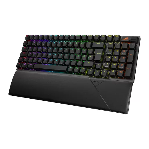 ASUS ROG Strix Scope II 96 Wireless billentyűzet Játék USB + RF Wireless + Bluetooth QWERTZ Német Fekete