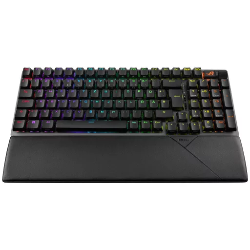 ASUS ROG Strix Scope II 96 Wireless billentyűzet Játék USB + RF Wireless + Bluetooth QWERTZ Német Fekete