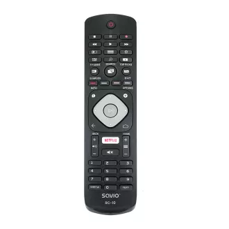   Savio RC-10 do TV Philips távirányító Vezeték nélküli infravörös Nyomógombok