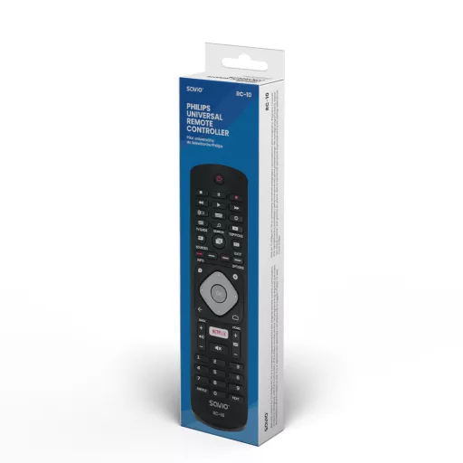 Savio RC-10 do TV Philips távirányító Vezeték nélküli infravörös Nyomógombok