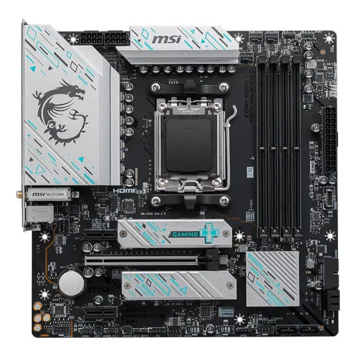 MSI B650M GAMING PLUS WIFI AMD B650 Socket AM5 Micro ATX