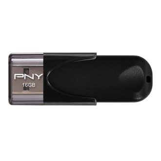   PNY Attaché 4 2.0 16GB USB flash meghajtó USB A típus Fekete