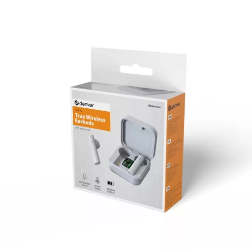 Denver TWS-62 fejhallgató és headset Vezeték nélküli Hallójárati Hívás/zene Bluetooth Fehér