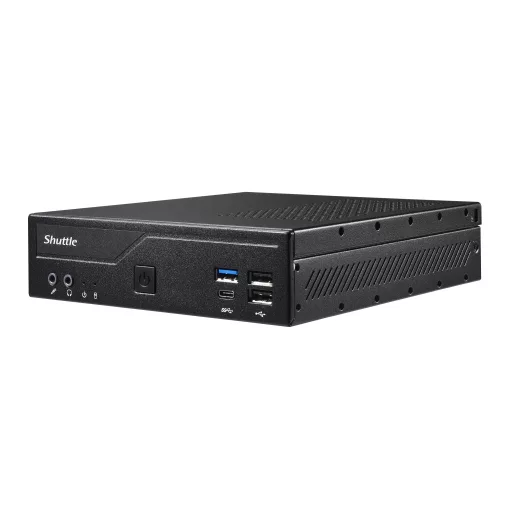 Shuttle DH610 PC/munkaállomás alapgép 1,3 liter méretű számítógép Fekete LGA 1700