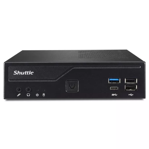 Shuttle DH610 PC/munkaállomás alapgép 1,3 liter méretű számítógép Fekete LGA 1700