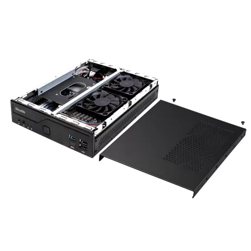 Shuttle DH610 PC/munkaállomás alapgép 1,3 liter méretű számítógép Fekete LGA 1700