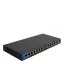 Linksys LGS116P Beállítást nem igénylő (unmanaged) L2 Gigabit Ethernet (10/100/1000) Ethernet-áramellátás (PoE) támogatása Fekete