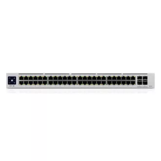   Ubiquiti UniFi Pro 48-Port PoE Vezérelt L2/L3 Gigabit Ethernet (10/100/1000) Ethernet-áramellátás (PoE) támogatása 1U Ezüst