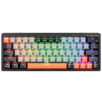   Tracer TRAKLA47297 billentyűzet Játék USB + RF Wireless + Bluetooth QWERTY Angol Szürke