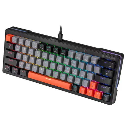 Tracer TRAKLA47297 billentyűzet Játék USB + RF Wireless + Bluetooth QWERTY Angol Szürke