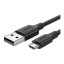 Ugreen 60137 USB kábel USB 2.0 1,5 M USB A Micro-USB A Fekete