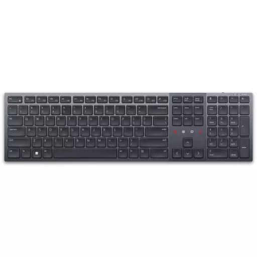 DELL KB900 billentyűzet Irodai RF vezeték nélküli + Bluetooth QWERTY Brit angol Grafit
