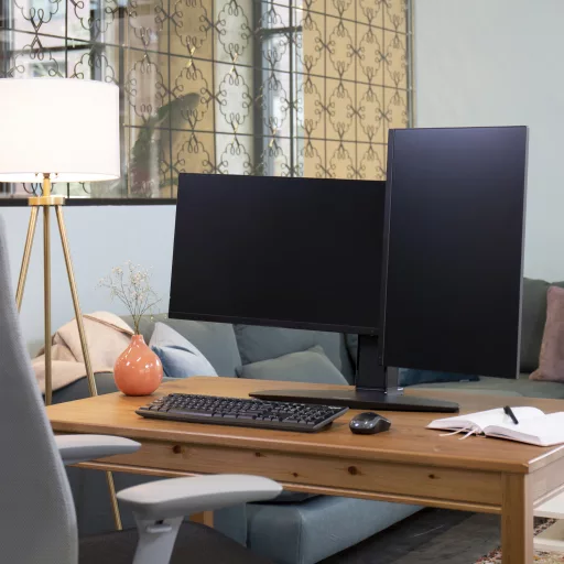 Ergotron Neo Flex Dual Monitor Lift Stand 62,2 cm (24.5") Asztali Fekete