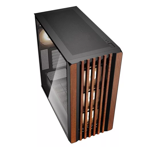 Sharkoon REBEL C70G RGB Full Tower Fekete, Fa