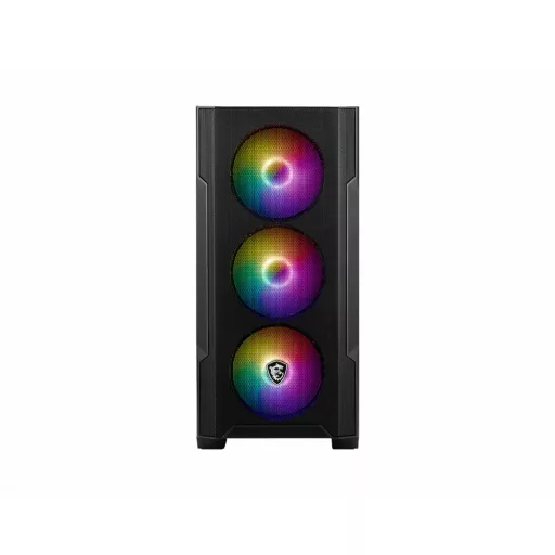 MSI MAG Forge M100A Micro Tower Fekete, Átlátszó