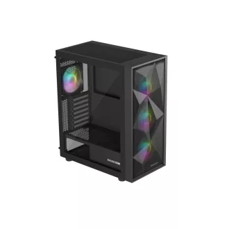 GENESIS Diaxid 605 ARGB Midi Tower Fekete