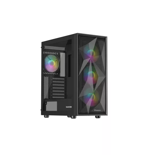 GENESIS Diaxid 605 ARGB Midi Tower Fekete