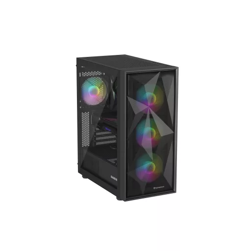 GENESIS Diaxid 605 ARGB Midi Tower Fekete
