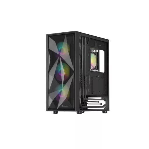GENESIS Diaxid 605 ARGB Midi Tower Fekete
