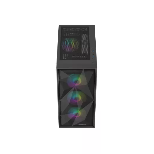 GENESIS Diaxid 605 ARGB Midi Tower Fekete