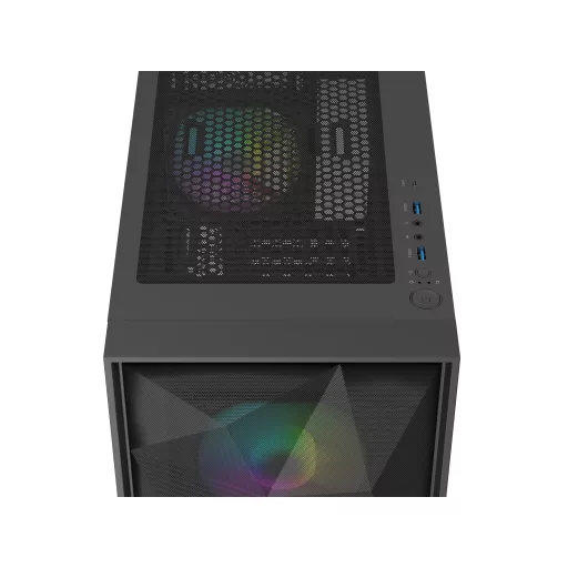 GENESIS Diaxid 605 ARGB Midi Tower Fekete