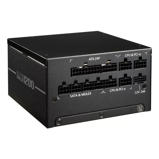 Cooler Master Elite Gold 1200 1200 W 24-pin ATX ATX Fekete