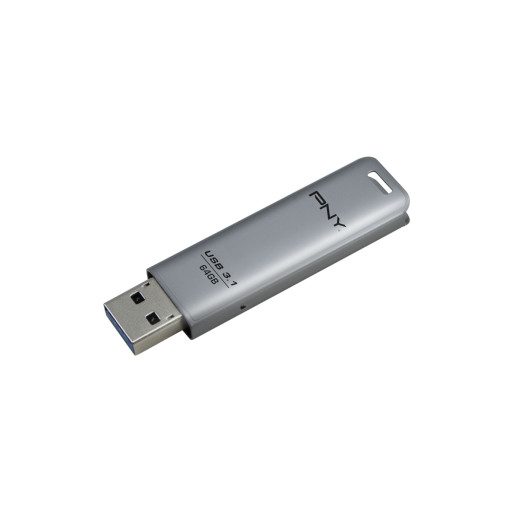 PNY FD64GESTEEL31G-EF USB flash meghajtó 64 GB 3.2 Gen 1 (3.1 Gen 1) Rozsdamentes acél