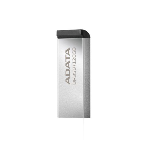 ADATA UR350 USB flash meghajtó 128 GB USB A típus 3.2 Gen 1 (3.1 Gen 1) Fekete, Ezüst