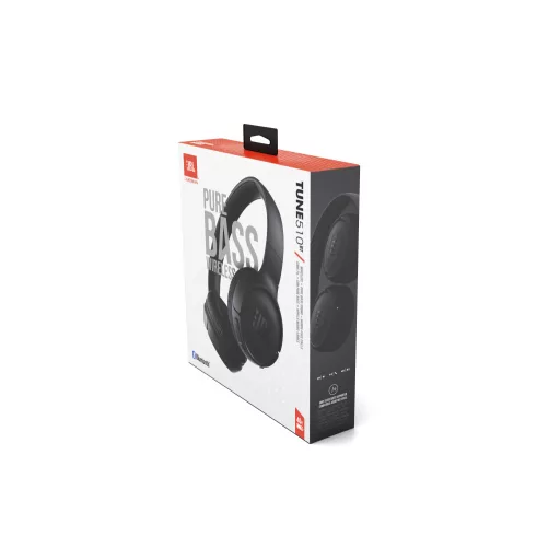 JBL Tune 510 Headset Vezeték nélküli Fejpánt Hívás/zene USB C-típus Bluetooth Fekete