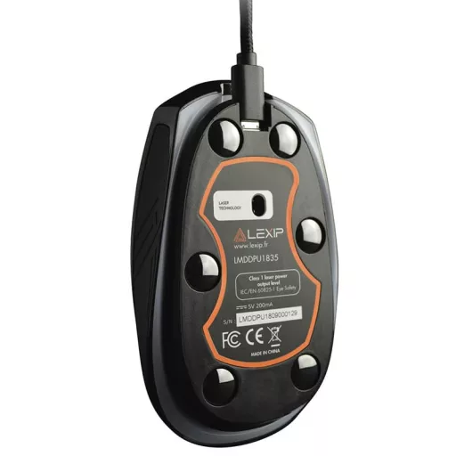 Lexip JVAPCM00430 egér Játék Jobbkezes USB A típus Lézer 12000 DPI