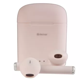   Denver TWE-46ROSE fejhallgató és headset Vezeték nélküli Hallójárati Zene Bluetooth Rózsa