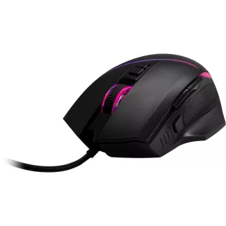   Inter-Tech GT-100 RGB egér Játék Jobbkezes USB A típus Optikai 6400 DPI