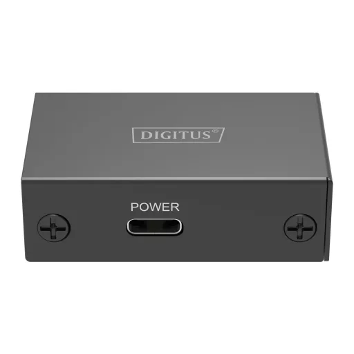 Digitus DS-55341 audió/videó jeltovábbító AV jelismétlő Fekete