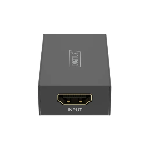 Digitus DS-55341 audió/videó jeltovábbító AV jelismétlő Fekete