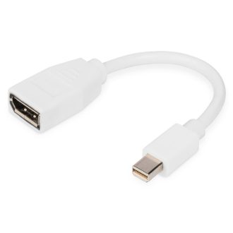  Digitus DB-340405-001-W DisplayPort kábel 0,15 M Mini DisplayPort Fehér